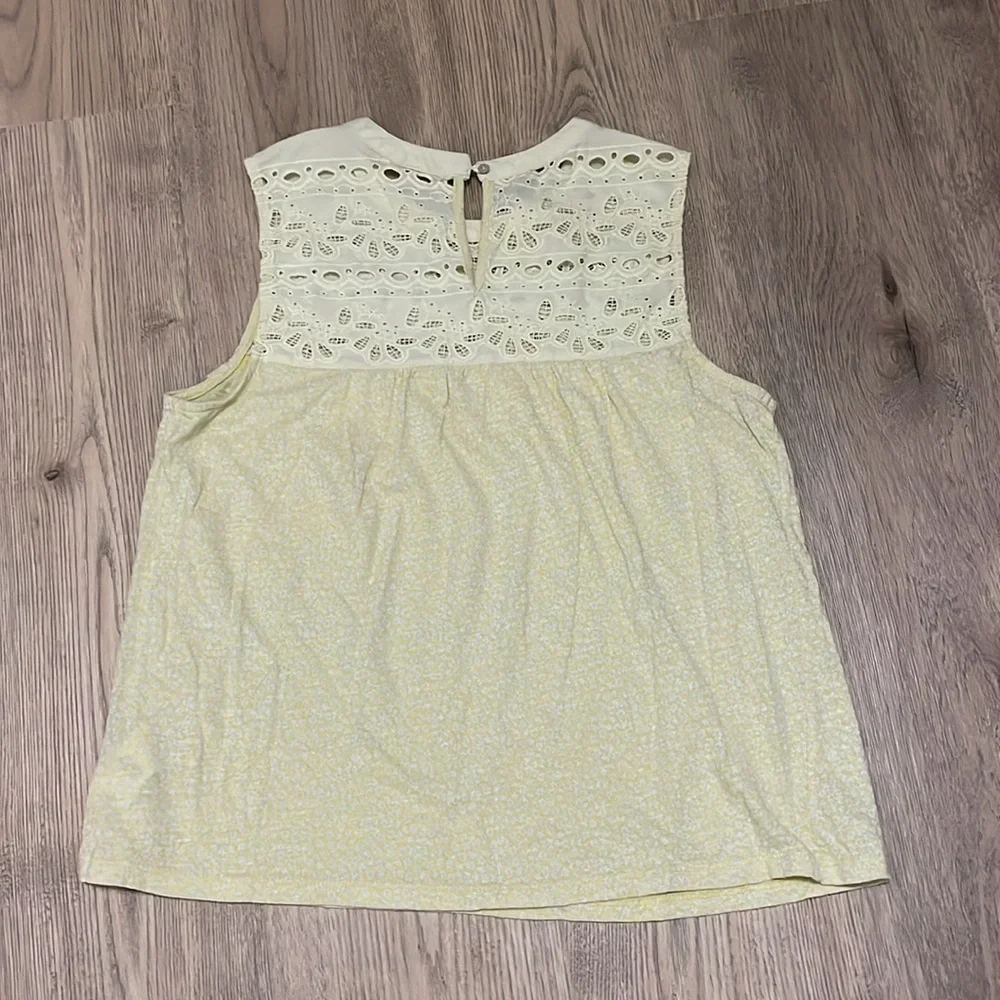 Lucky Brand Yellow Lace Blouse - Picture 3 of 7